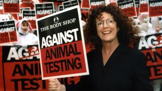 The Body Shop copyright Anita with banner